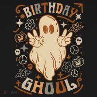 Birthday Ghoul Halloween Ghost BOO Mousepad thumb 1