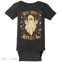 Birthday Ghoul Halloween Ghost BOO Baby Bodysuit thumb 0