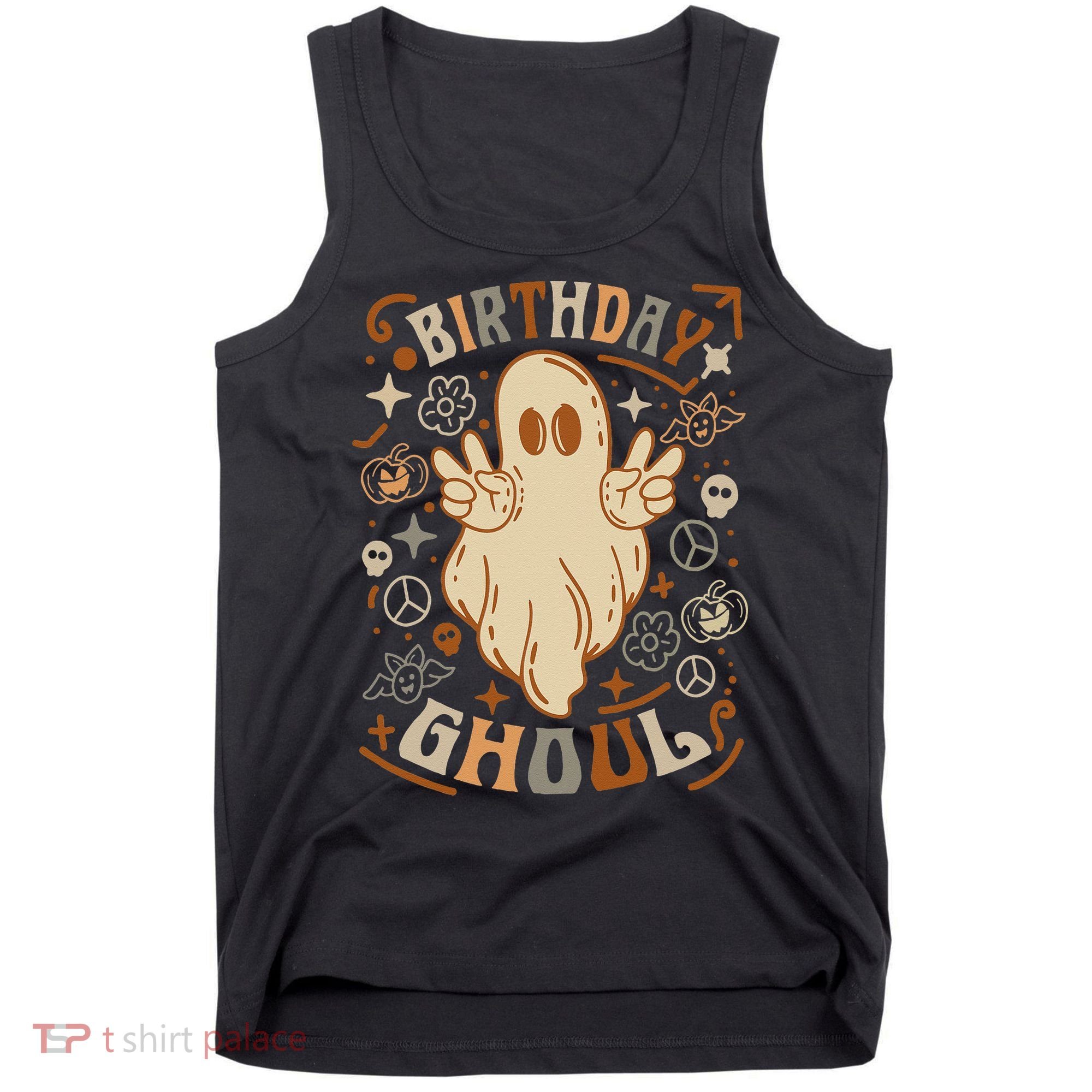 Birthday Ghoul Halloween Ghost BOO Tank Top
