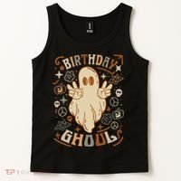 Birthday Ghoul Halloween Ghost BOO Tank Top thumb 2