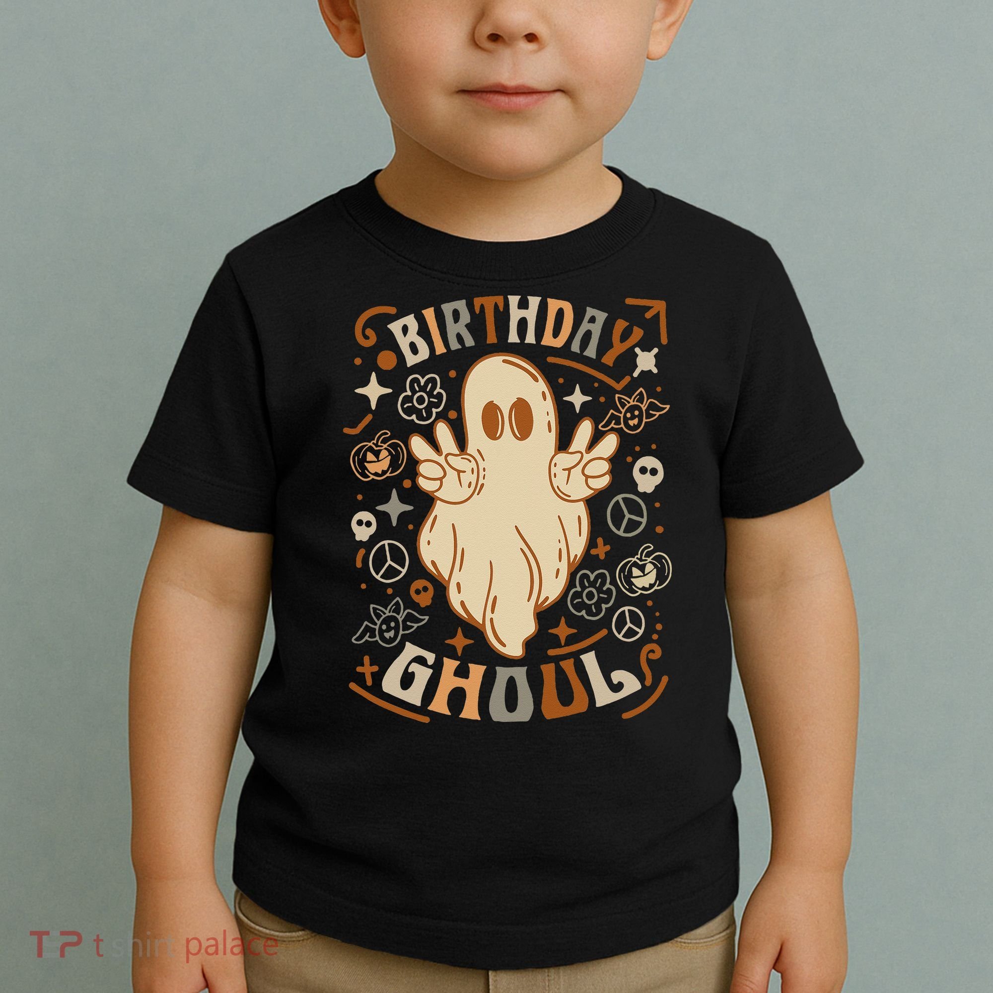 Birthday Ghoul Halloween Ghost BOO Toddler T-Shirt