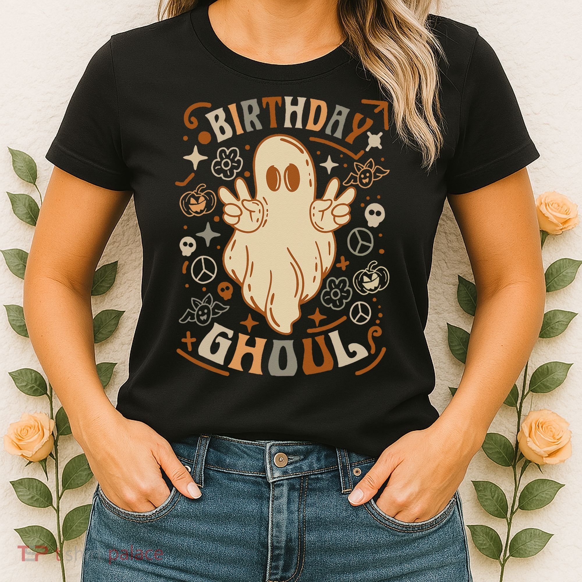 Birthday Ghoul Halloween Ghost BOO Women's T-Shirt