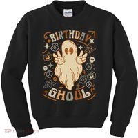 Birthday Ghoul Halloween Ghost BOO Kids Sweatshirt thumb 0