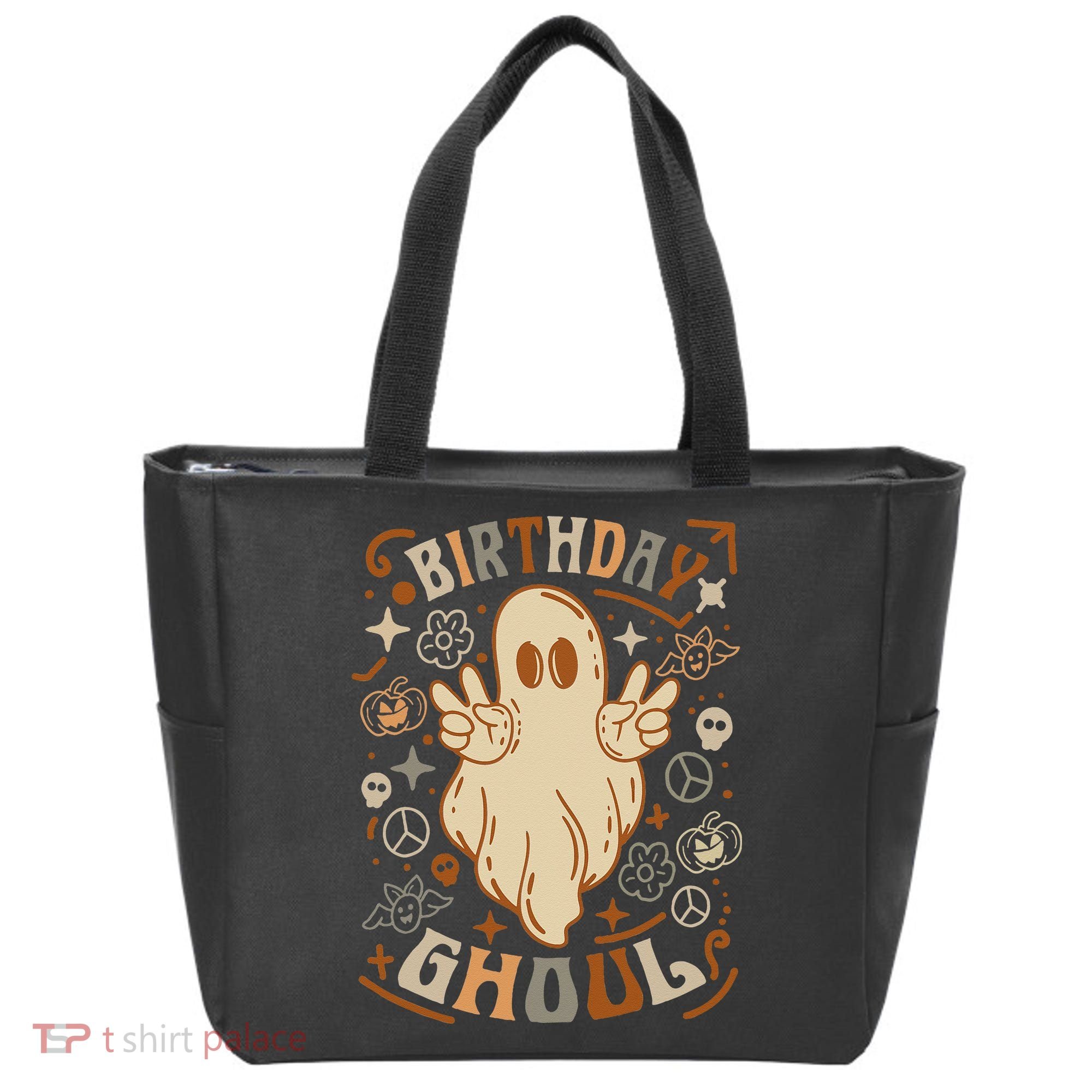 Birthday Ghoul Halloween Ghost BOO Tote Bag