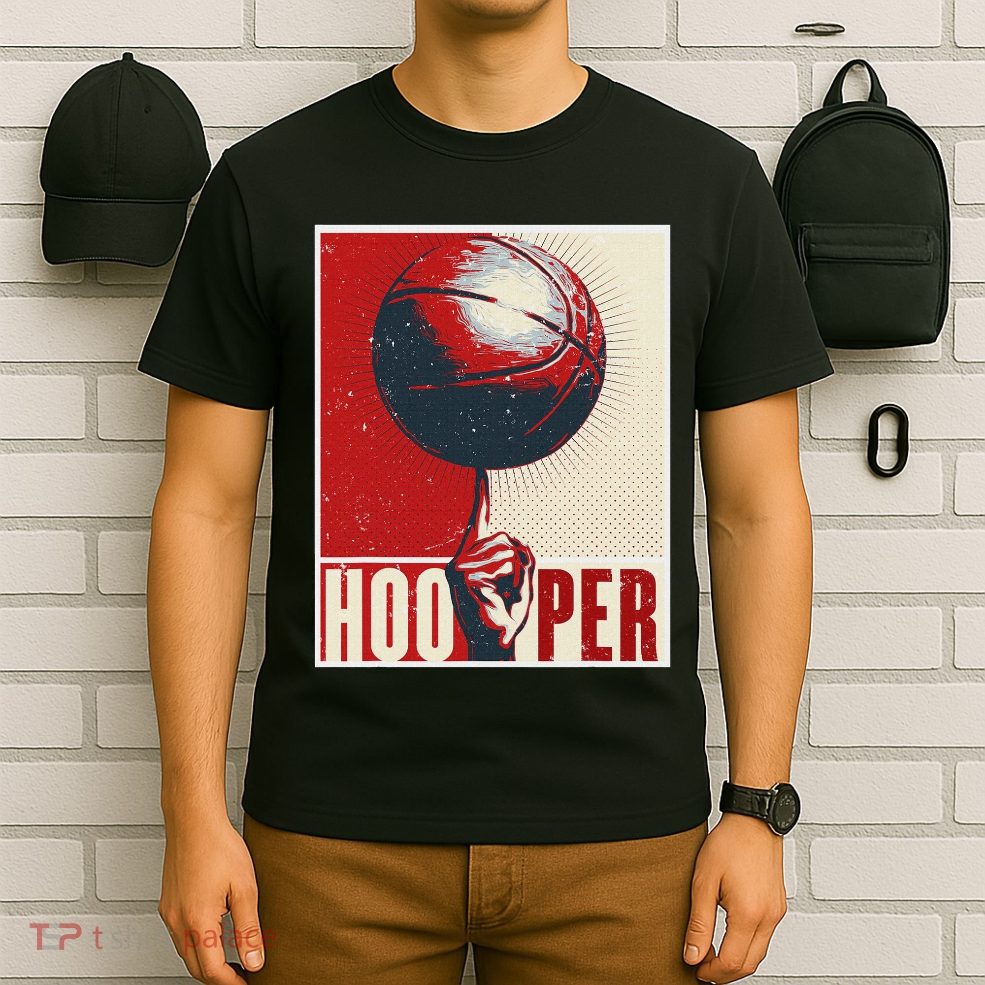 Basketball Gift Hooper Street Streetball Basketball Player T-Shirt