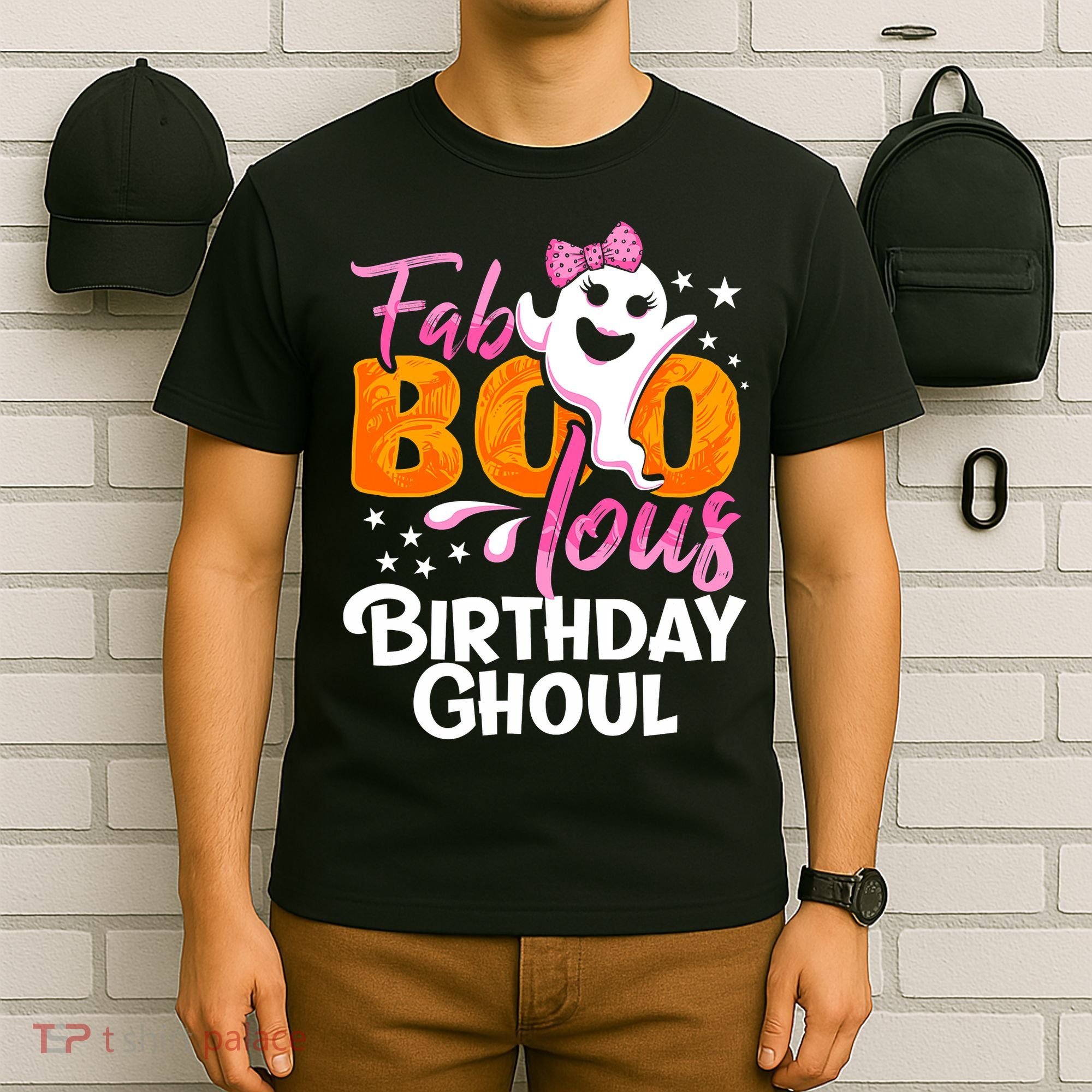 Birthday Ghoul Halloween Girl Fab BOO Lous Fabolous T-Shirt