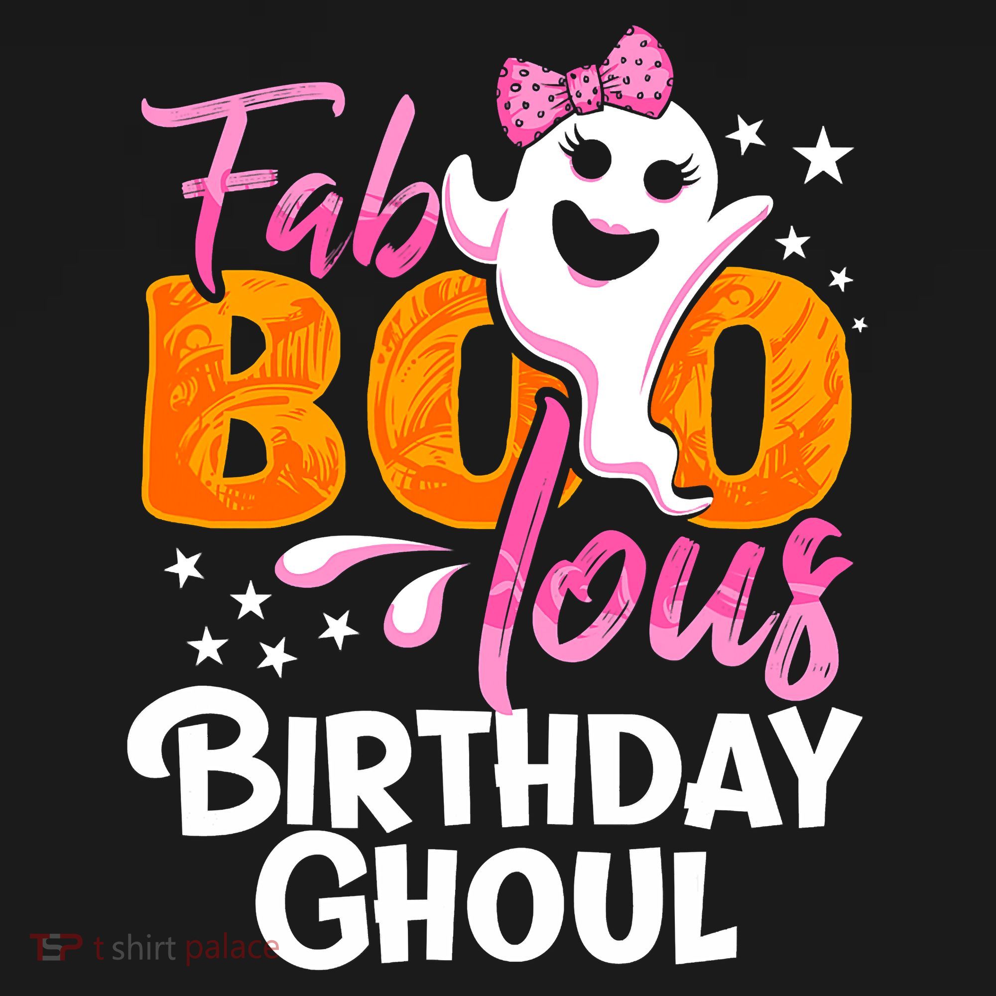 Birthday Ghoul Halloween Girl Fab BOO Lous Fabolous T-Shirt