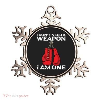 Boxing Gloves I Dont Need A Weapon Combat Boxer Ornament
