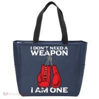 Boxing Gloves I Dont Need A Weapon Combat Boxer Tote Bag thumb 0