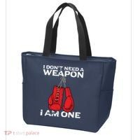 Boxing Gloves I Dont Need A Weapon Combat Boxer Tote Bag thumb 3