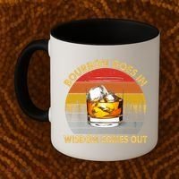 Bourbon Goes In Wisdom Comes Out Funny Bourbon S Lover TShirt Coffee Mug thumb 2