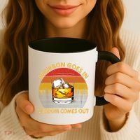 Bourbon Goes In Wisdom Comes Out Funny Bourbon S Lover TShirt Coffee Mug thumb 3