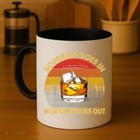 Bourbon Goes In Wisdom Comes Out Funny Bourbon S Lover TShirt Coffee Mug thumb 4