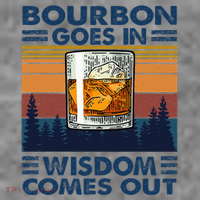 Bourbon Goes In Wisdom Comes Out Bourbon Drinking Lover Toddler Hoodie thumb 2