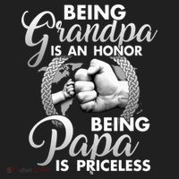 Being Grandpa Is An Honor Being Papa Is Priceless Women's Sweatshirt thumb 2