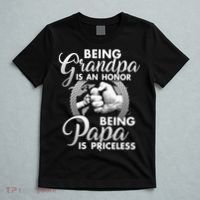 Being Grandpa Is An Honor Being Papa Is Priceless T-Shirt thumb 5