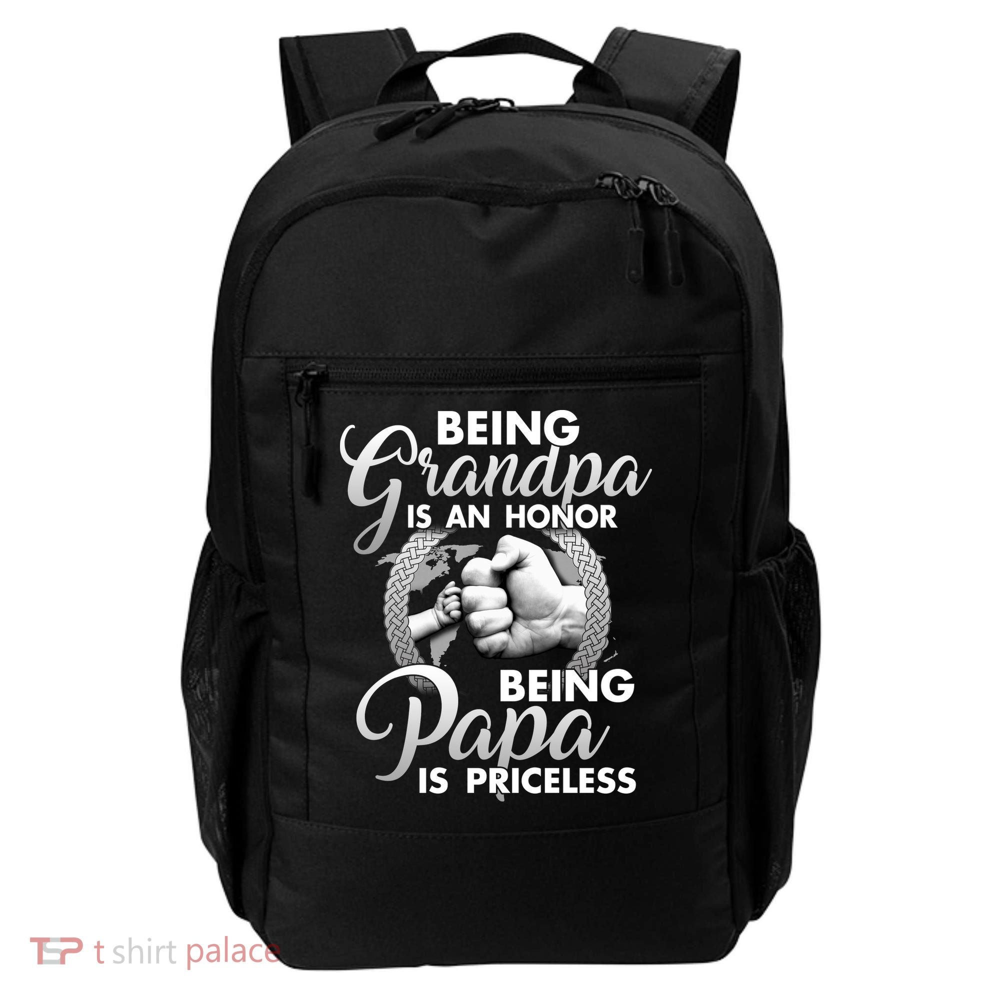 Being Grandpa Is An Honor Being Papa Is Priceless Backpack