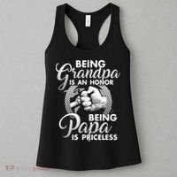 Being Grandpa Is An Honor Being Papa Is Priceless Women's Tank Top thumb 3