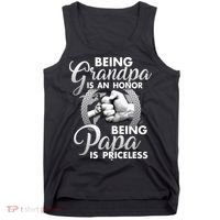 Being Grandpa Is An Honor Being Papa Is Priceless Tank Top thumb 0