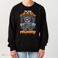 Bootiful Grandma IM The Grand Mummy Halloween Creepy Meaningful Gift Women's Sweatshirt thumb 0