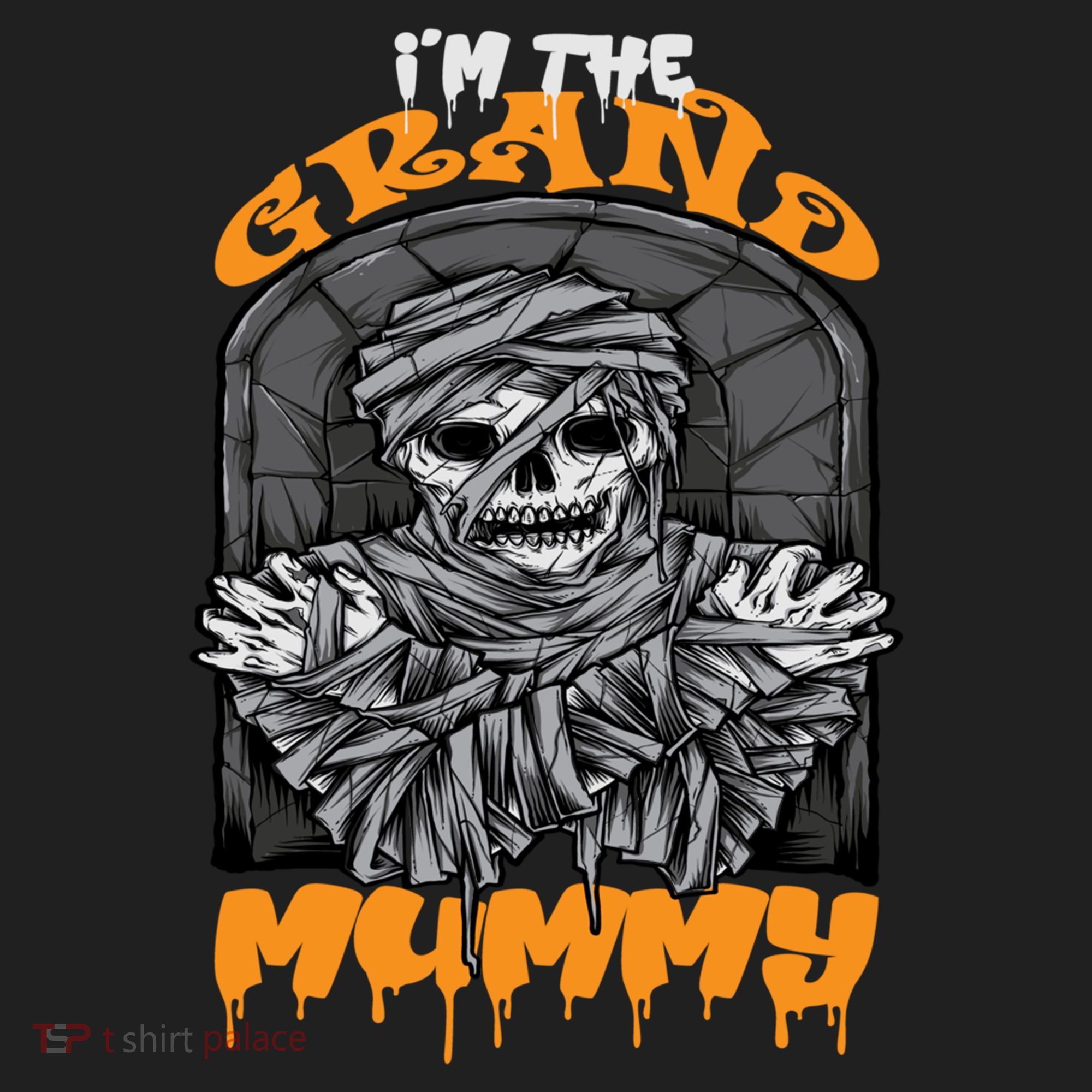Bootiful Grandma IM The Grand Mummy Halloween Creepy Meaningful Gift Women's Sweatshirt