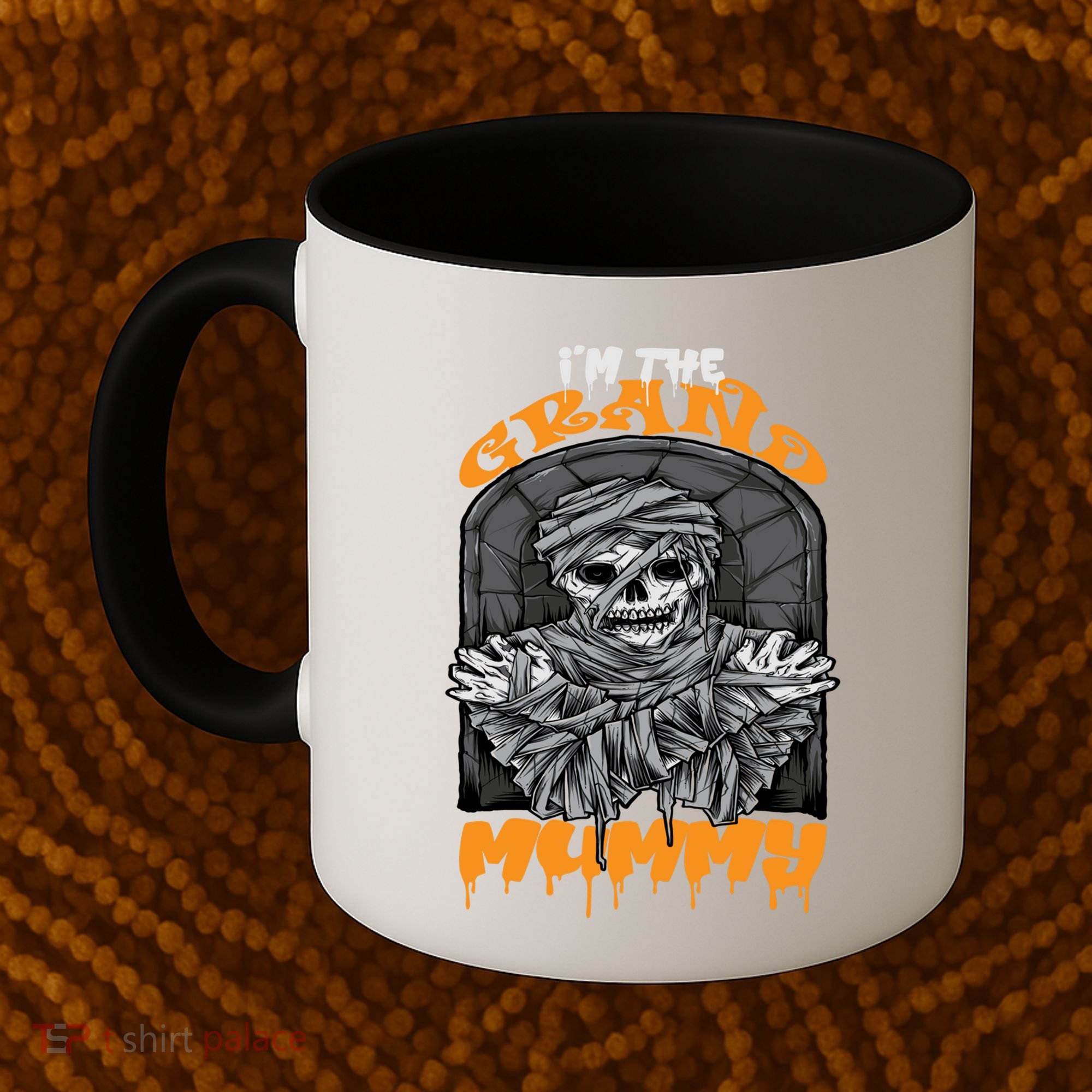 Bootiful Grandma IM The Grand Mummy Halloween Creepy Meaningful Gift Coffee Mug
