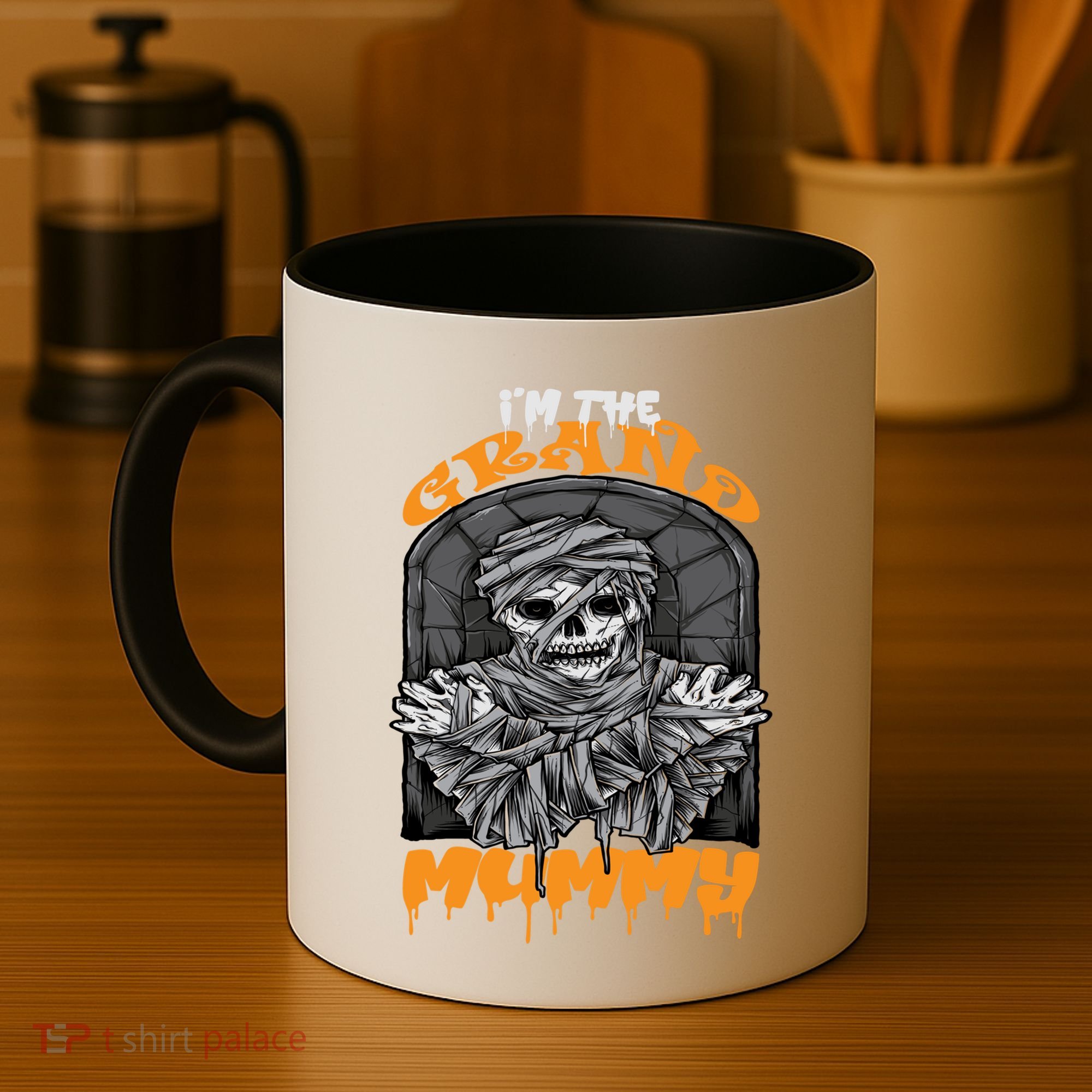 Bootiful Grandma IM The Grand Mummy Halloween Creepy Meaningful Gift Coffee Mug