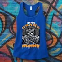 Bootiful Grandma IM The Grand Mummy Halloween Creepy Meaningful Gift Women's Tank Top thumb 3