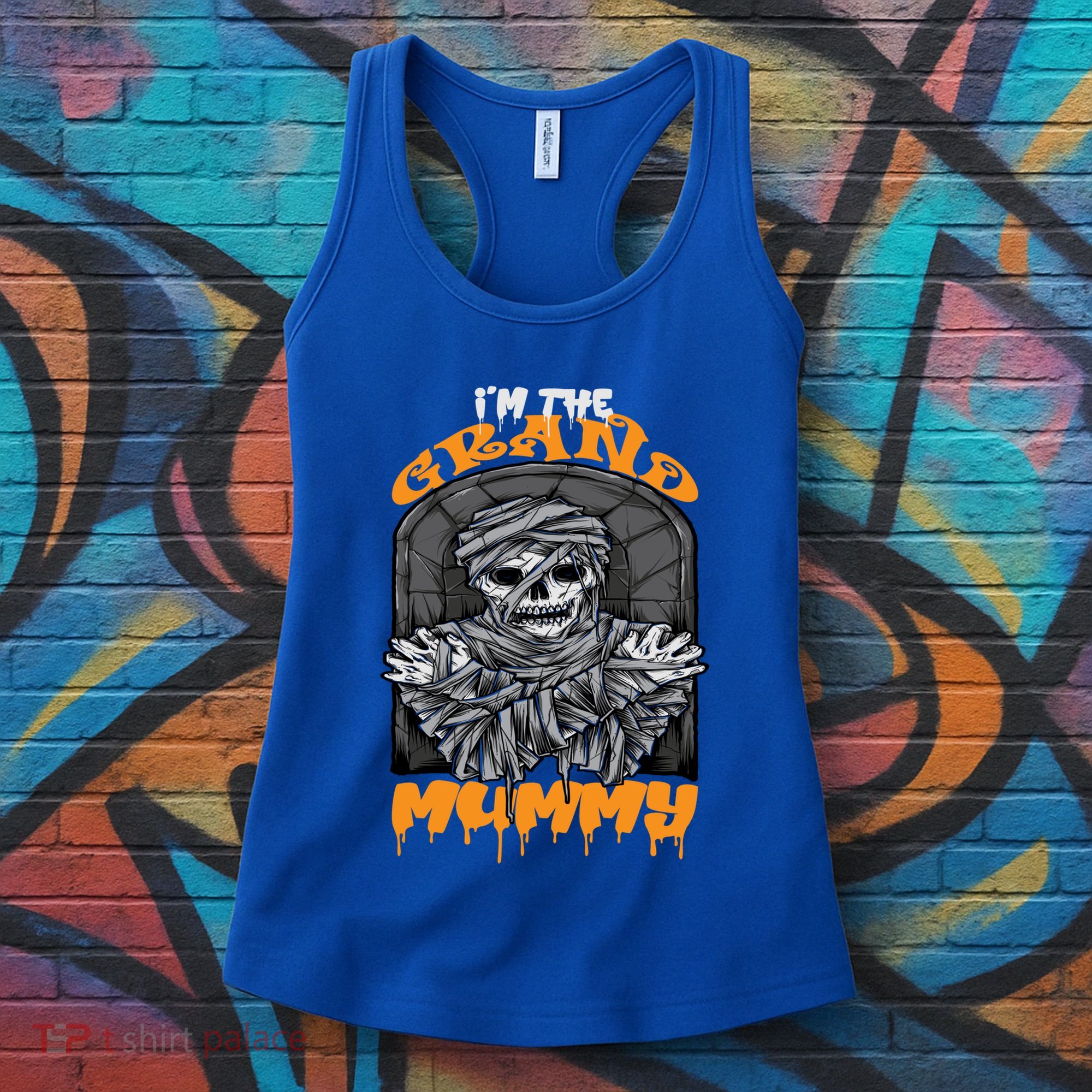 Bootiful Grandma IM The Grand Mummy Halloween Creepy Meaningful Gift Women's Tank Top