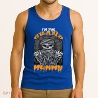 Bootiful Grandma IM The Grand Mummy Halloween Creepy Meaningful Gift Tank Top thumb 3