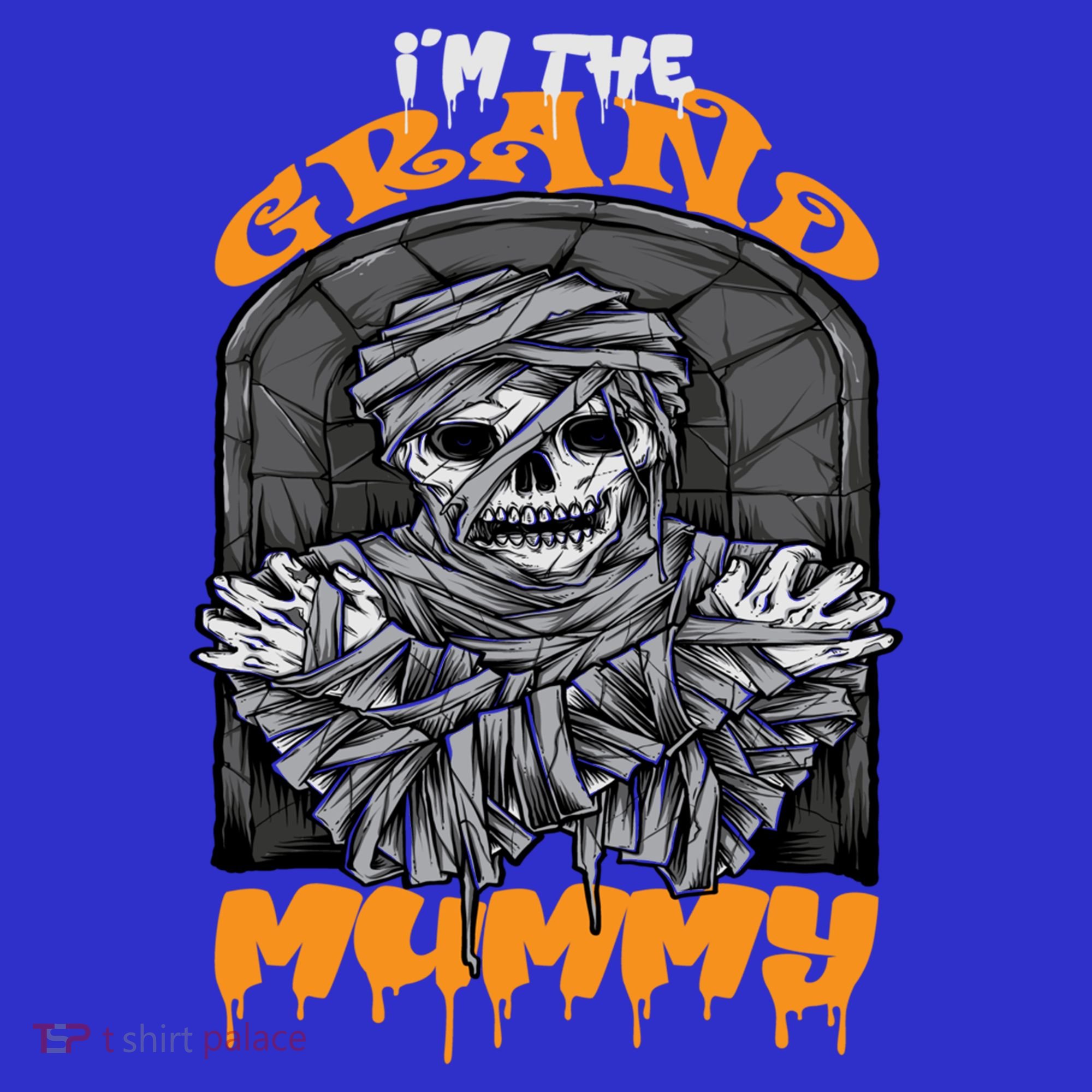 Bootiful Grandma IM The Grand Mummy Halloween Creepy Meaningful Gift Tank Top