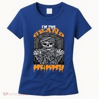 Bootiful Grandma IM The Grand Mummy Halloween Creepy Meaningful Gift Women's T-Shirt thumb 0