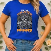 Bootiful Grandma IM The Grand Mummy Halloween Creepy Meaningful Gift Women's T-Shirt thumb 2