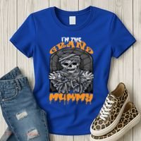 Bootiful Grandma IM The Grand Mummy Halloween Creepy Meaningful Gift Women's T-Shirt thumb 3