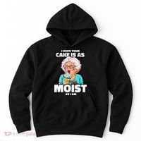 Baking Grandma I Hope Your Cake Is As Moist As I Am Gag Hoodie thumb 0