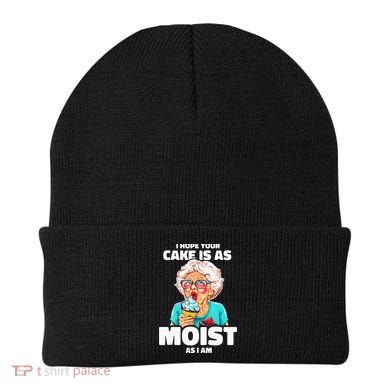Baking Grandma I Hope Your Cake Is As Moist As I Am Gag Beanie