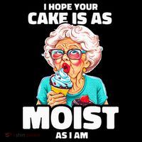 Baking Grandma I Hope Your Cake Is As Moist As I Am Gag 16oz Travel Tumbler thumb 2
