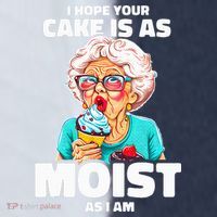 Baking Grandma I Hope Your Cake Is As Moist As I Am Gag Sport-Tek Competitor United Soccer Jersey thumb 4