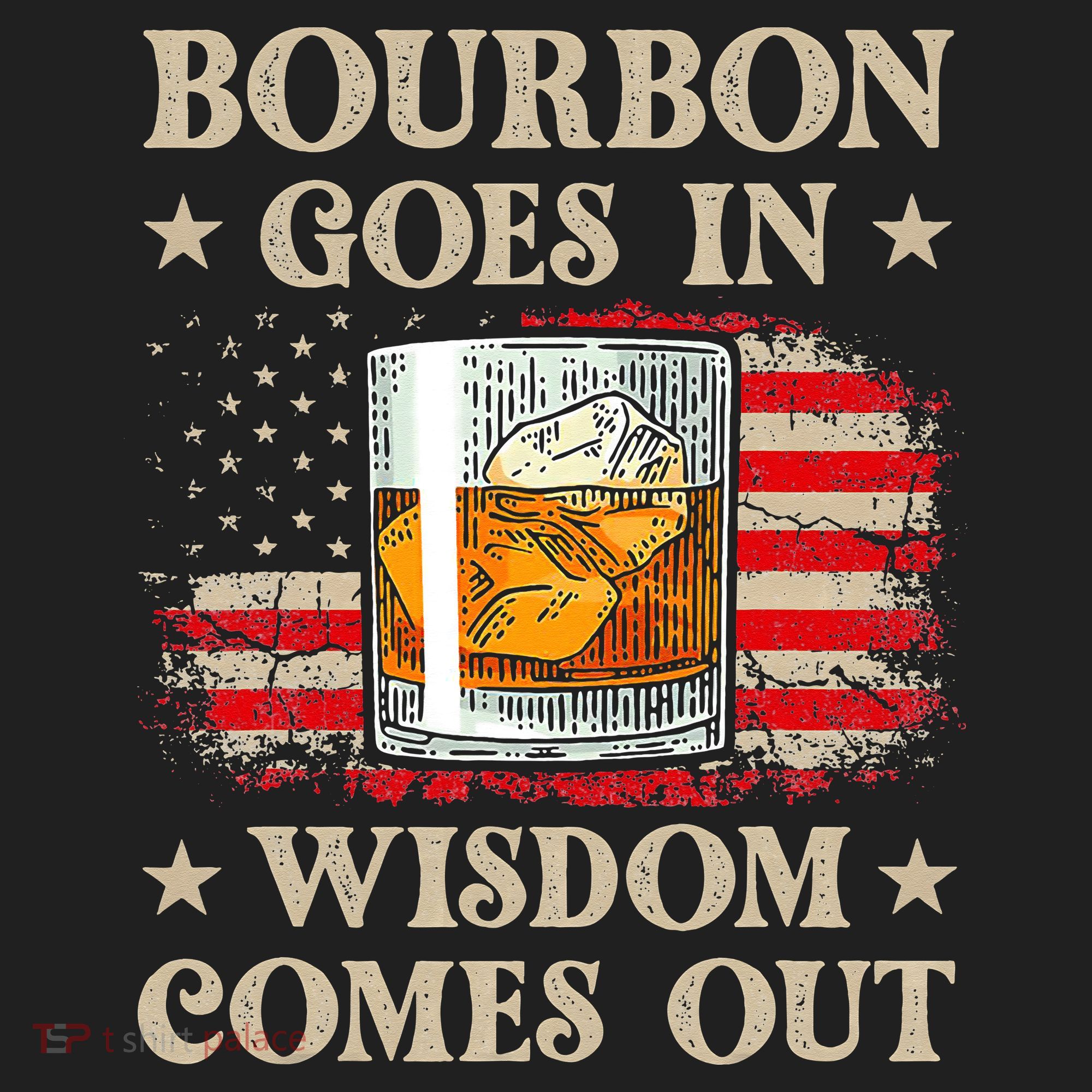 Bourbon Goes In Wisdom Comes Out Funny Drinking Beanie