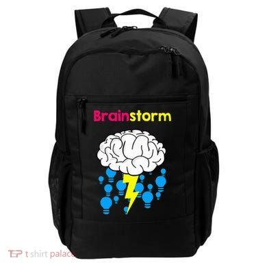 Brainstorm Good Idea Lightbulb Thunder Backpack