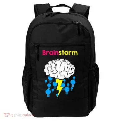 Brainstorm Good Idea Lightbulb Thunder Backpack