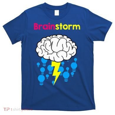 Brainstorm Good Idea Lightbulb Thunder T-Shirt