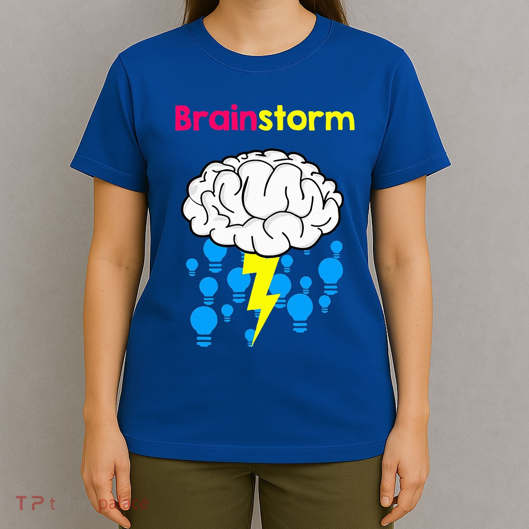 Brainstorm Good Idea Lightbulb Thunder T-Shirt