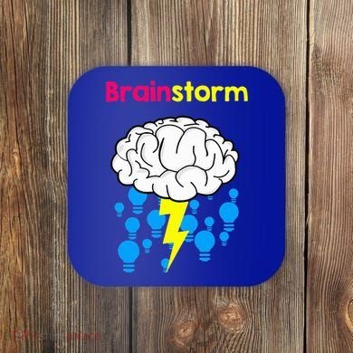 Brainstorm Good Idea Lightbulb Thunder Coaster
