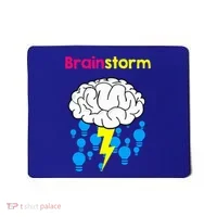 Brainstorm Good Idea Lightbulb Thunder Mousepad thumb 0