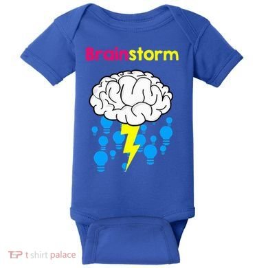 Brainstorm Good Idea Lightbulb Thunder Baby Bodysuit