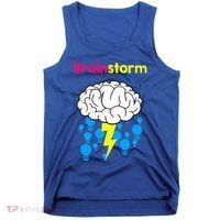 Brainstorm Good Idea Lightbulb Thunder Tank Top thumb 0