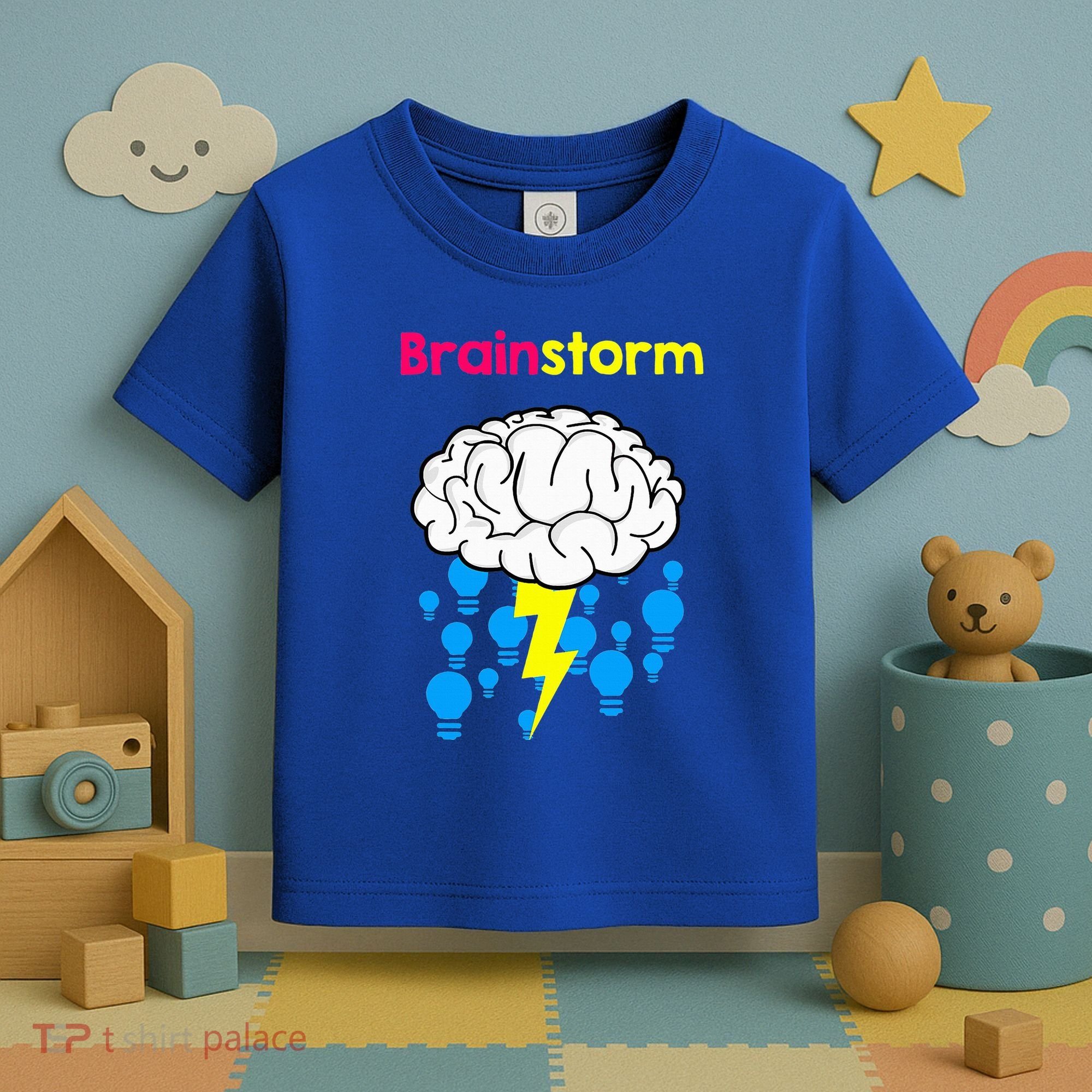 Brainstorm Good Idea Lightbulb Thunder Toddler T-Shirt