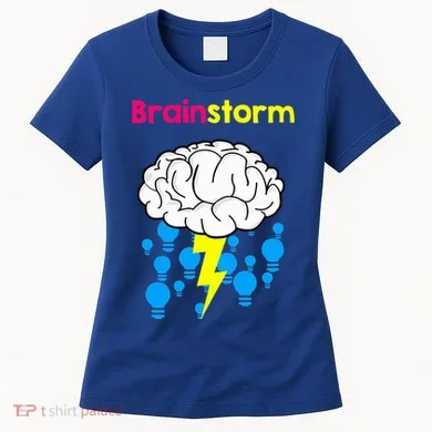 Brainstorm Good Idea Lightbulb Thunder Women's T-Shirt