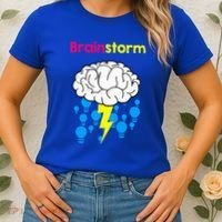 Brainstorm Good Idea Lightbulb Thunder Women's T-Shirt thumb 2